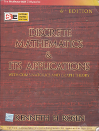 Image of Discrete mathematics and its applications with combinatorics and graph theory