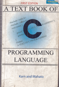 Image of A textbook of c programming language