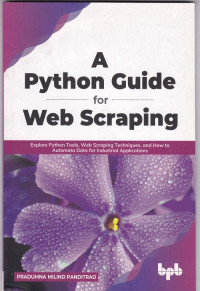 Image of A python guide for web scraping