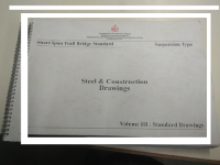 Image of Steel and construction drawing (suspension type)